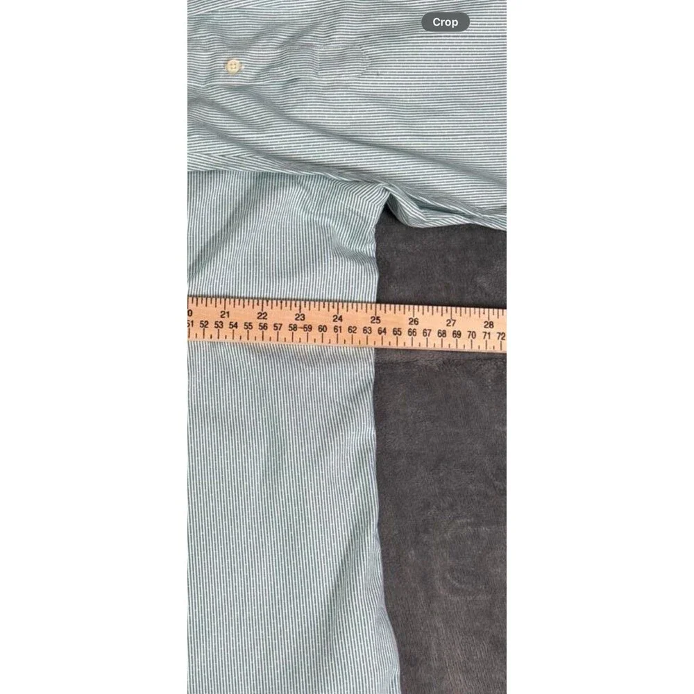 Banana Republic Mens XL NWT Green Stripe Non-Iron Classic Fit Shirt.